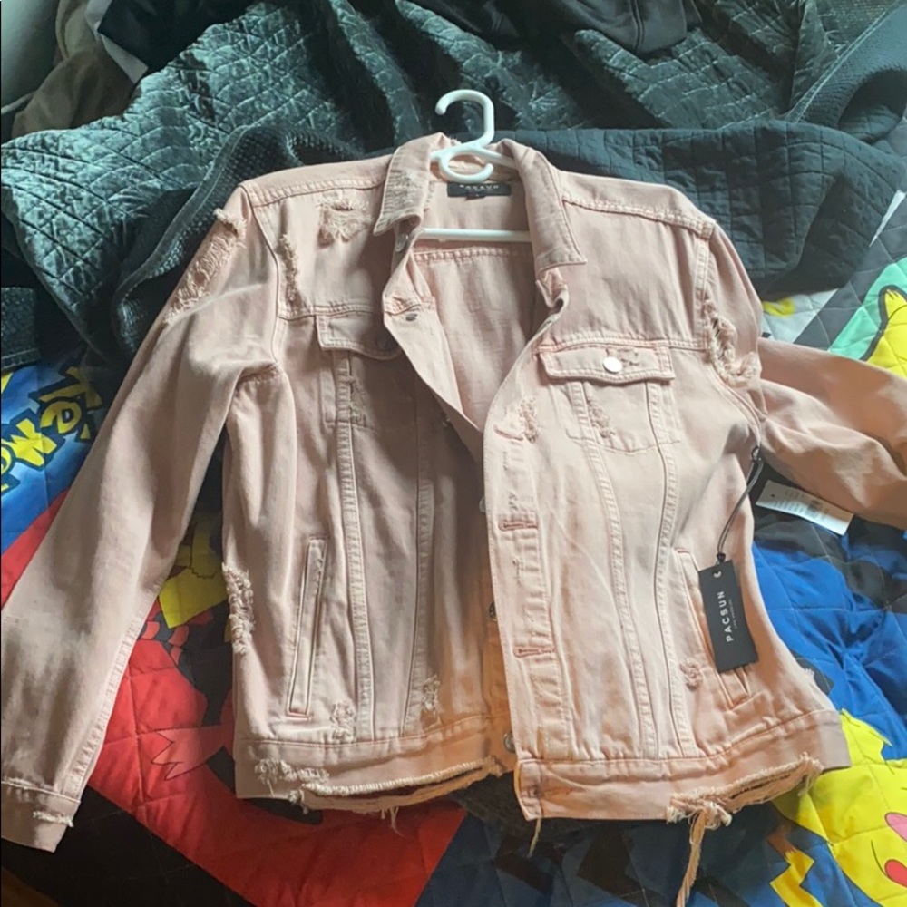Pink Denim Jacket